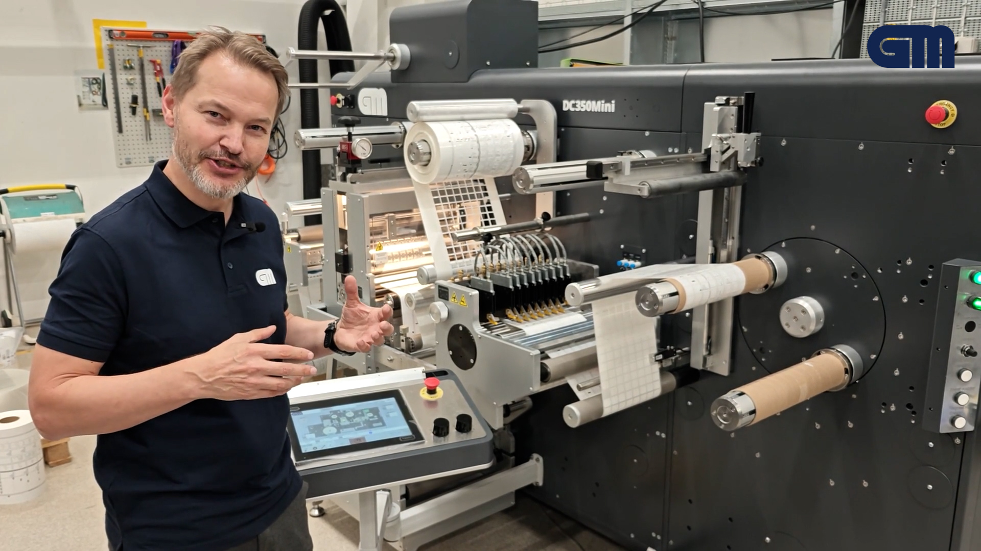 High Performance Blank Label Finishing with GM DC350Mini