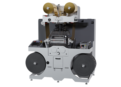 HF350 - add the final touch to your labels with hot stamping, embossing and screen printing