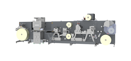 DC350Flex+ Features high-speed, semi-rotary varnishing and die-cutting