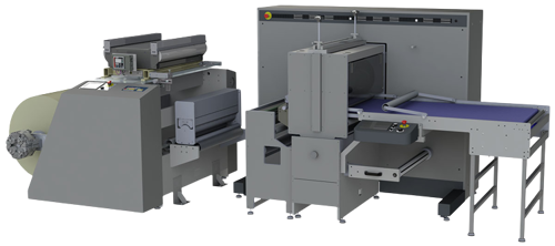 HS30 High Speed Rotary Sheeter - A cut-to-mark high-speed sheeter for 30” wide web