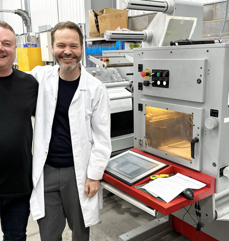 A 10-year-old and first generation of the GM LC350 resides at CS labels Ltd