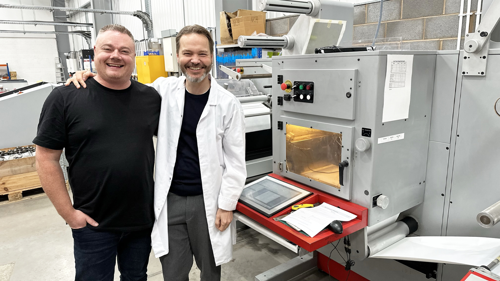 Adam (CS Labels Ltd) & Uffe (Grafisk Maskinfabrik)