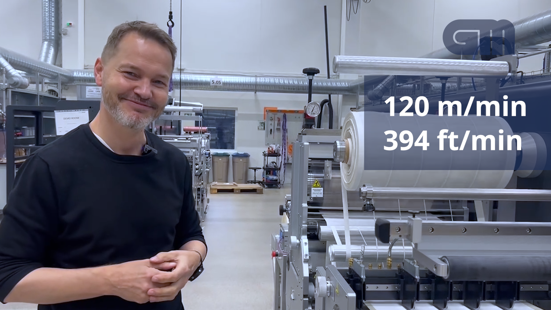 DC550Flex Finishing line – 550mm wide with 120m/min semi-rotary format free die cutting speed