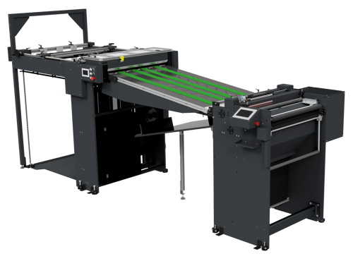 GM Finishing flexible sheeter CS30 - can have up to 60 m/min speeds and supports a wide range of substrates