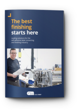 blue brochure