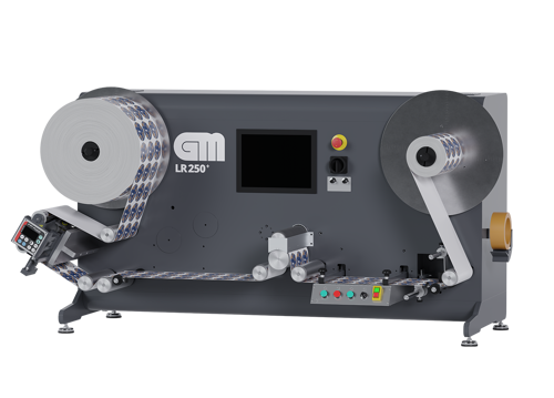 GM Finishing LR250+ for standard and clear on clear labels