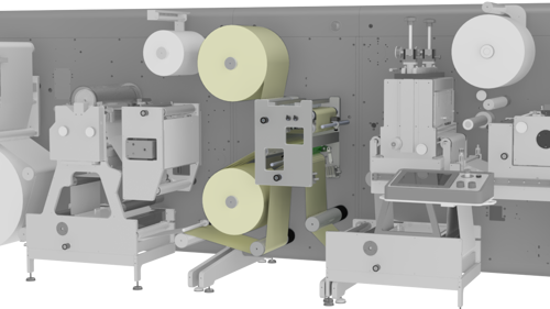 Multilayer - Also known as: peel-off-labels, peel-and-reveal labels or wrap-around labels.