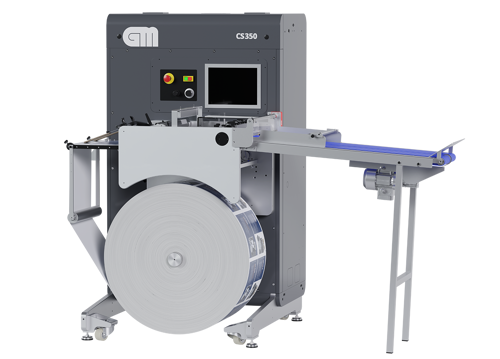 GM Finishing sheeter CS350/550 cuts labels and heavy materials